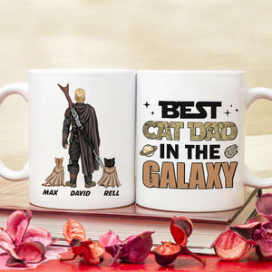 Best Cat Dad Personalized Mug, Gift For Father's Day-3OHTN270423 - Coffee Mug - GoDuckee