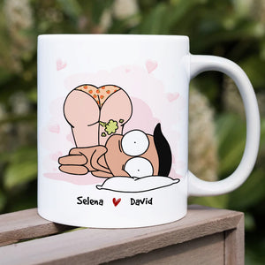 Remember When You Used To Hold Your Farts In, Personalized Coffee Mug, Funny Couple Mug, Couple Gift - Coffee Mug - GoDuckee