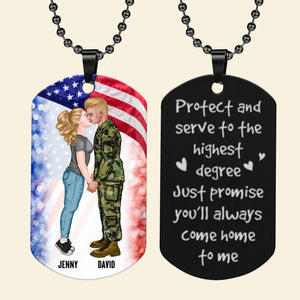 Personalized Gifts For Couple Necklace 02HUTN070624PA - Necklace - GoDuckee