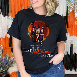 Best Witches Forever, Gift For Friends, Personalized Shirt, Witches Bestie Shirt - Shirts - GoDuckee