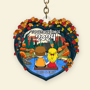 Personalized Gifts For Couple Keychain 02xqpu040125hg - Keychains - GoDuckee