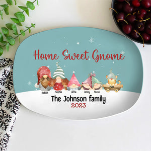 Happy Family, Life Is Better With Grandkids, Personalized Resin Plate, Gifts For Family, Unique Christmas Gifts, Xmas Home Decor - Resin Plate - GoDuckee