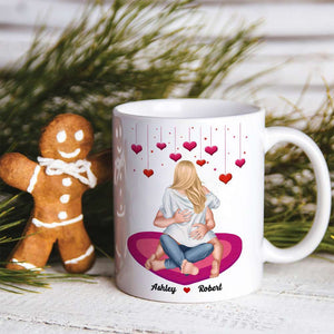 My Wife Is Hotter Than My Coffee, Personalized White Mug, Gift For Couple 01TOHN251123HH - Coffee Mug - GoDuckee
