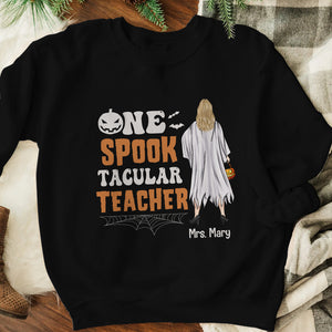 One Spook Tacular Teacher Personalized Shirt Gift For Teacher - Shirts - GoDuckee