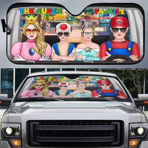 Personalized Gifts For Family Windshield Sunshade 04htpu210624hg - Doormat - GoDuckee