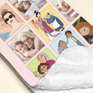 Grandma 04HULI140423 Custom Photo Blanket - Blanket - GoDuckee