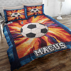 Personalized Gift For Sport Lover Quilt Bedding Set Special Line 02HUDT051224 - Blanket - GoDuckee