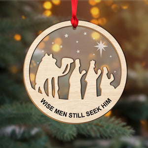 Jesus Ornament, Gift For Family, Personalized Ornament, Christmas Gift - Ornament - GoDuckee