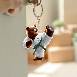 Personalized Gifts For Bigfoot Karate Keychain 03ohpu040125 - Keychains - GoDuckee