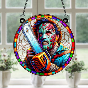 Personalized Gifts For Horror Movie Fans Suncatcher Ornament 03KATN220824 - Ornament - GoDuckee