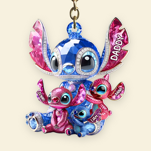 Monster Dad Keychain - Personalized Gifts For Dad 03tgpu280425 - Keychains - GoDuckee