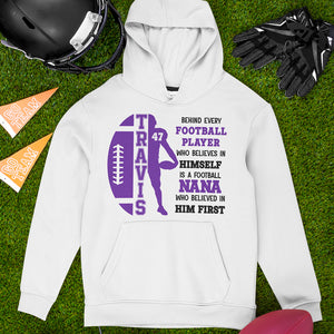 A Football Mom Who Believed In Him First, Personalized Shirt, Gift For Football Lovers - Shirts - GoDuckee
