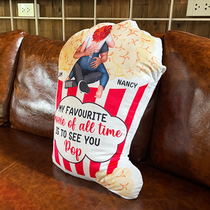 My Favourite Movie Of All Time Is To See You Pop, Personalized Pillow, Gifts For Movie Lover - Pillow - GoDuckee