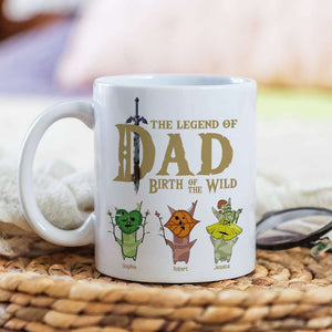 Legend Of Dad 07NAQN310523 Personalized Family Gaming Mug - Coffee Mug - GoDuckee