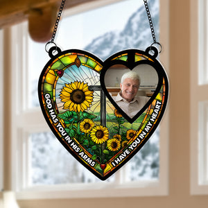 Custom Photo Gifts For Memorial Suncatcher Ornament 01NAPU120824 - Ornament - GoDuckee