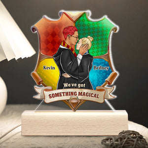 We've Got Something Magical, Personalized Led Light, Magic Couple Gifts 03HUDT020124TM - Led Night Light - GoDuckee