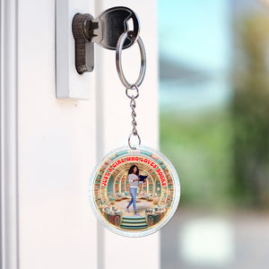 Custom Photo Gifts For Book Lovers Keychain 01tgqn240125 - Keychains - GoDuckee