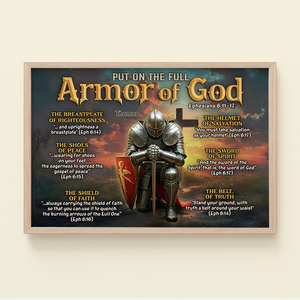 Kneeling Knight Canvas Print - Gifts For Christians 07hupu110625 - Poster & Canvas - GoDuckee