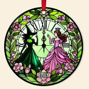 Personalized Gifts For Besties Christmas Witchy Ornament 04xqpu291124 - Ornament - GoDuckee