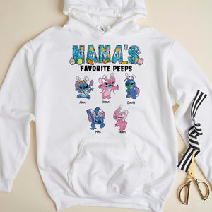 Personalized Gifts For Grandma Shirt Nana's Favorite Peeps 01OHHN260224 - 2D Shirts - GoDuckee