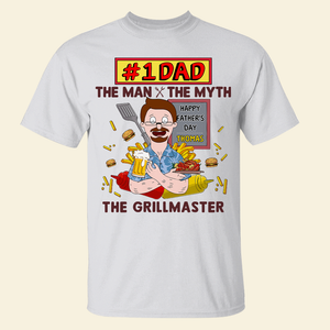 Personalized Gifts For Dad Shirt 01hupu170225hg The Grillmaster - Shirts - GoDuckee