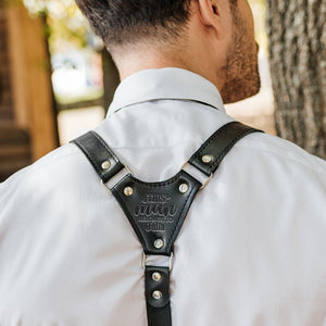 Personalized Gifts For Husband Leather Suspenders This Man Belongs To Me - Suspenders - GoDuckee