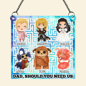 Personalized Gifts For Dad Suncatcher Window Hanging Ornament 03dtdt300424 - Ornaments - GoDuckee