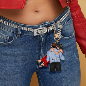 Personalized Gifts For Couple Keychain Couple Princess Carrying 15QHHU150125TM - Keychains - GoDuckee