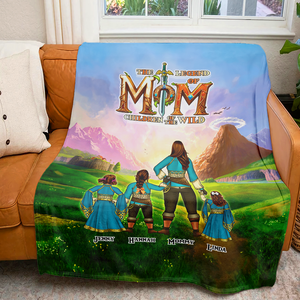 Personalized Gifts For Mom Blanket - The Legend Of Mom Mother's Day 05ACHU210325HG - Blanket - GoDuckee