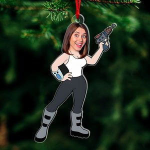 Gift For Christmas - Custom Photo Acrylic Ornament - Acrylic Custom Shape Ornament - 01toqn241123 - Ornament - GoDuckee