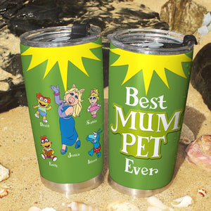 Personalized Gifts For Mom Tumbler Best Mum Pet Ever 04kaqn220224 - Tumbler Cups - GoDuckee