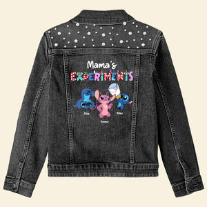 Personalized Gifts For Mom Denim Jacket Mama's Experiments 05QHPU040424 - Denim Jacket - GoDuckee