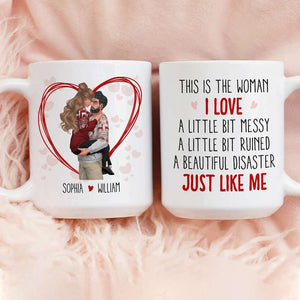 Caring Couple, Personalized Coffee Mug, Gifts For Men Gifts For Women - Coffee Mug - GoDuckee