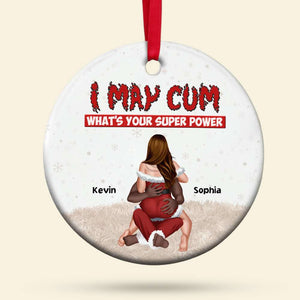 Funny Couple, Personalized Ornament, Christmas Tree Decor - Ornament - GoDuckee