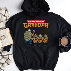 Personalized Gifts For Grandpa Shirt Turtley Awesome Grandpa 05qhhn010224 - 2D Shirts - GoDuckee