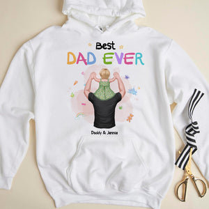 Personalized Dad Shirt Best Dad Ever, Gift For Dad - Shirts - GoDuckee