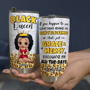 Black Queen, Personalized Tumbler, Black Girl Tumbler, Black Girl Gift 04HTHN020823HH - Tumbler Cup - GoDuckee