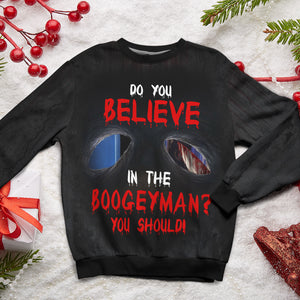 Do You Believe In The Boogeyman 3D Shirt, Halloween Gift - AOP Products - GoDuckee