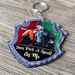 You Put A Spell On Me, Personalized Keychain, Best Gift Photo Couple 08HUDT231223 - Keychains - GoDuckee