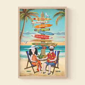 Personalized Gifts For Couple Canvas Print Life Is Too Short 01xqpu120225pa - Poster & Canvas - GoDuckee