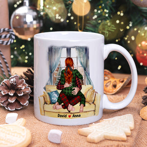 Inside Me Is Where You Belong, Personalized Coffee Mug, Gift For Couple - Coffee Mug - GoDuckee
