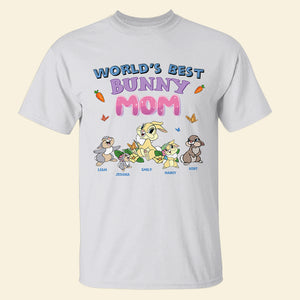 Personalized Gifts For Mom Shirt World's Best Bunny Mom 04HTPU050224 Easter's Day Gifts - 2D Shirts - GoDuckee