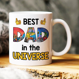 The Best Dad Personalized Coffee Mug DR-WHM-02QHHN130523TM - Coffee Mug - GoDuckee