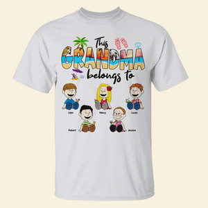 Personalized Gifts For Grandma Shirt Beach Summer With Kids 03xqpu140125pa - Shirts - GoDuckee