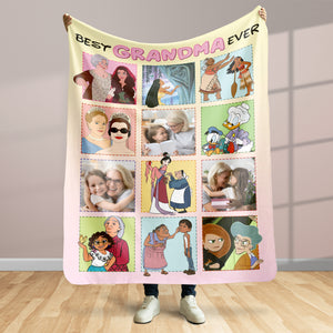 Grandma 04HULI140423 Custom Photo Blanket - Blanket - GoDuckee