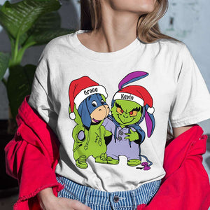 Gift For Couple, Friends, Personalized Shirt, Cartoon Christmas Costume Shirt, Christmas Gift 03ACDT301023 - Shirts - GoDuckee