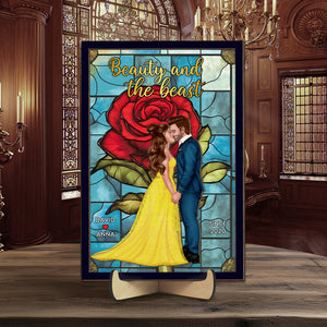 Personalized Gifts For Couple Wood Sign I Am Enchanted By You 05HTPU060224PA - Wood Signs - GoDuckee