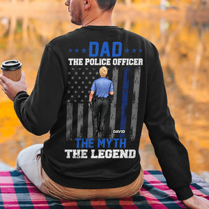 The Police Officer, The Myth, The Legend, Gift For Dad, Personalized Shirt - Shirts - GoDuckee