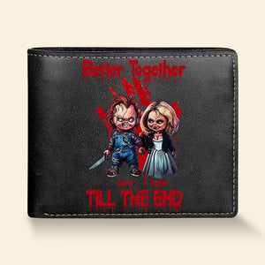 Personalized Gifts For Couple PU Leather Wallet 03OHDT290524 - PU Leather Wallet - GoDuckee