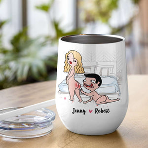 You're The One That I Want, Gift For Couple, Personalized Tumbler, Naughty Couple Tumbler, Couple Gift - Coffee Mug - GoDuckee
